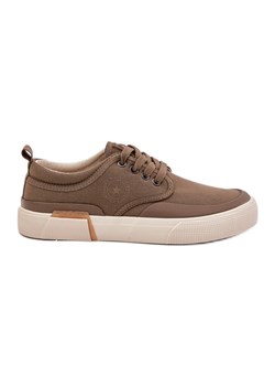 Materiałowe Trampki Męskie Big Star RR174064 Khaki zielone ze sklepu ButyModne.pl w kategorii Trampki męskie - zdjęcie 181956111