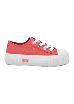 Dziecięce Młodzieżowe Trampki LEE Isla C Low Jr 50251058 Koralowe pomarańczowe ze sklepu ButyModne.pl w kategorii Trampki dziecięce - zdjęcie 181956180