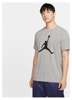 T-shirt męski Jordan Jumpman - Szary ze sklepu Nike poland w kategorii T-shirty męskie - zdjęcie 181960380