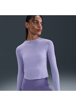 Damska koszulka z długim rękawem Dri-FIT Nike Zenvy - Fiolet ze sklepu Nike poland w kategorii Bluzki damskie - zdjęcie 181960402