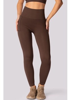 Mona legginsy damskie w kolorze caffe Base, Kolor caffe, Rozmiar S/M, Mona ze sklepu Primodo w kategorii Spodnie damskie - zdjęcie 181962342