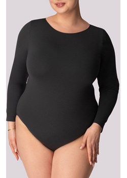 Mona body damskie z długim rękawem szare Longsleeve Base Plus Size, Kolor szary, Rozmiar 2XL, Mona ze sklepu Primodo w kategorii Body damskie - zdjęcie 181962362