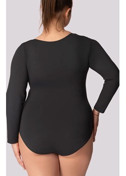 Mona body damskie z długim rękawem szare Longsleeve Base Plus Size, Kolor szary, Rozmiar 2XL, Mona ze sklepu Primodo w kategorii Body damskie - zdjęcie 181962363