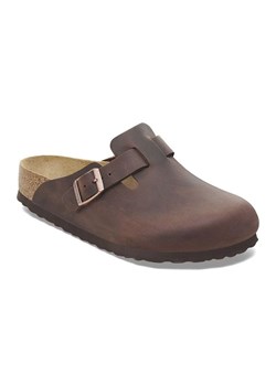 Birkenstock Skórzane chodaki &quot;Boston&quot; w kolorze brązowym ze sklepu Limango Polska w kategorii Klapki damskie - zdjęcie 181962684