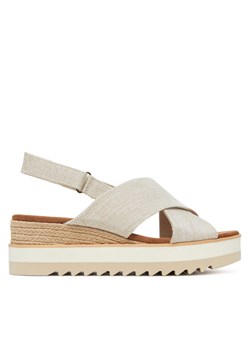 Espadryle Toms Diana 10021152 Beżowy ze sklepu eobuwie.pl w kategorii Espadryle damskie - zdjęcie 181963332