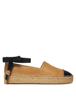 Espadryle Tory Burch 164724 Brązowy ze sklepu eobuwie.pl w kategorii Espadryle damskie - zdjęcie 181963443