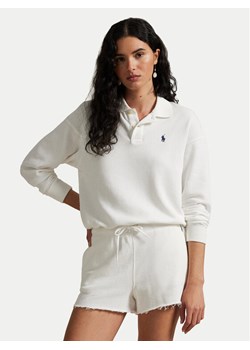 Polo Ralph Lauren Bluza 211965097002 Biały Relaxed Fit ze sklepu MODIVO w kategorii Bluzy damskie - zdjęcie 181964662