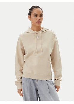 HUGO Bluza Delfinia 50522423 Beżowy Regular Fit ze sklepu MODIVO w kategorii Bluzy damskie - zdjęcie 181964714