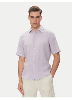BOSS Koszula 50537382 Fioletowy Regular Fit ze sklepu MODIVO w kategorii Koszule męskie - zdjęcie 181964772