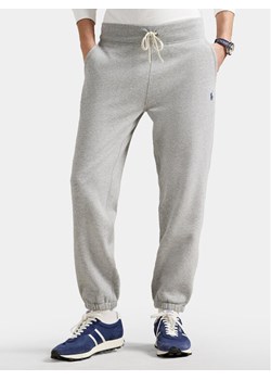 Polo Ralph Lauren Spodnie dresowe 710793939002 Szary Relaxed Fit ze sklepu MODIVO w kategorii Spodnie męskie - zdjęcie 181964803