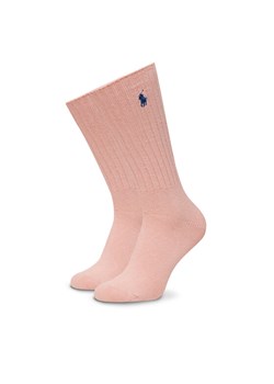 Polo Ralph Lauren Skarpety wysokie damskie 449915908045 Różowy ze sklepu MODIVO w kategorii Skarpetki damskie - zdjęcie 181964851