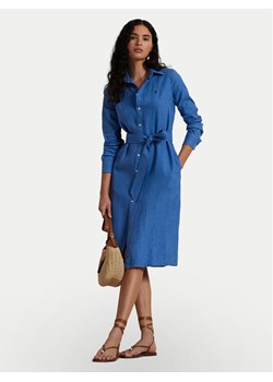 Polo Ralph Lauren Sukienka koszulowa 211943992004 Niebieski Regular Fit ze sklepu MODIVO w kategorii Sukienki - zdjęcie 181964863