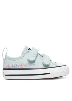 Converse Trampki Chuck Taylor All Star Florals A11785C Błękitny ze sklepu MODIVO w kategorii Trampki dziecięce - zdjęcie 181964864