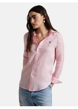 Polo Ralph Lauren Koszula 211970730014 Różowy Classic Fit ze sklepu MODIVO w kategorii Koszule damskie - zdjęcie 181964890