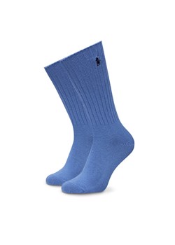 Polo Ralph Lauren Skarpety wysokie unisex 449915908015 Błękitny ze sklepu MODIVO w kategorii Skarpetki damskie - zdjęcie 181964902