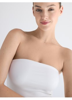 Reserved - Top bandeau - biały ze sklepu Reserved w kategorii Bluzki damskie - zdjęcie 181967211