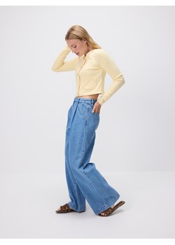Reserved - Jeansy wide leg - niebieski ze sklepu Reserved w kategorii Jeansy damskie - zdjęcie 181967424
