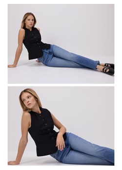 Reserved - Jeansy mom fit slim - niebieski ze sklepu Reserved w kategorii Jeansy damskie - zdjęcie 181967491