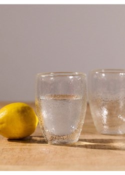 Sinsay - Strukturalne szklanki 2 pack - biały ze sklepu Sinsay w kategorii Szklanki - zdjęcie 181968082
