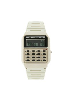 Zegarek Casio Vintage CA-53WB-8BEF Écru ze sklepu eobuwie.pl w kategorii Zegarki - zdjęcie 181968864