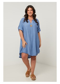 Curvy Lady Sukienka w kolorze niebieskim ze sklepu Limango Polska w kategorii Sukienki - zdjęcie 181971132