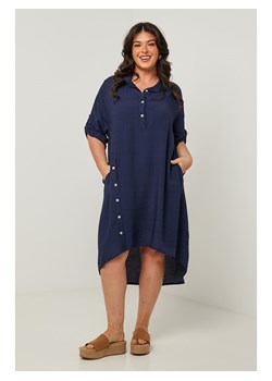 Curvy Lady Sukienka w kolorze granatowym ze sklepu Limango Polska w kategorii Sukienki - zdjęcie 181971162