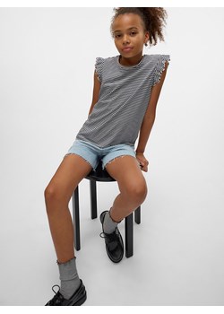 Vero Moda Girl Koszulka &quot;Leila&quot; w kolorze granatowo-białym ze sklepu Limango Polska w kategorii Bluzki dziewczęce - zdjęcie 181971320