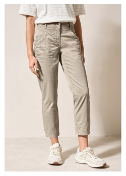 Cecil Spodnie - Slim fit - w kolorze beżowym ze sklepu Limango Polska w kategorii Spodnie damskie - zdjęcie 181971581
