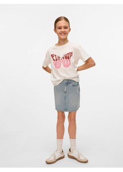 Vero Moda Girl Koszulka &quot;Palin Harper&quot; w kolorze białym ze sklepu Limango Polska w kategorii Bluzki dziewczęce - zdjęcie 181971632