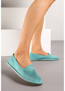 Niebieskie Espadryle Balerinki z Przeszyciami Firalissea ze sklepu renee.pl w kategorii Espadryle damskie - zdjęcie 181973450