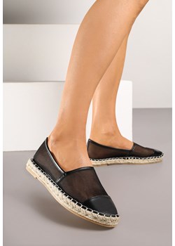 Czarne Espadryle z Siateczki na Plecionej Podeszwie Folirelin ze sklepu renee.pl w kategorii Espadryle damskie - zdjęcie 181973480