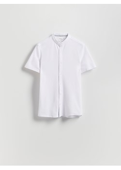 Reserved - Koszula super slim fit ze stójką - biały ze sklepu Reserved w kategorii Koszule męskie - zdjęcie 181974372