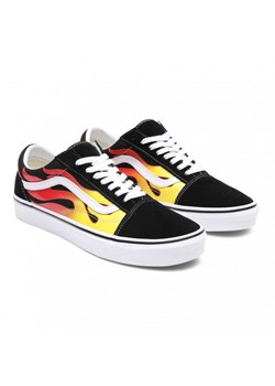 Buty uniseks VANS Old Skool PRINTS FLAME - czarne ze sklepu Sportstylestory.com w kategorii Trampki damskie - zdjęcie 181976090