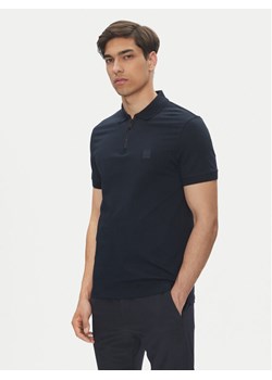 BOSS Polo Passerzip 50537507 Granatowy Slim Fit ze sklepu MODIVO w kategorii T-shirty męskie - zdjęcie 181978254