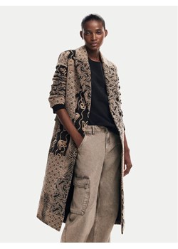 Desigual Płaszcz przejściowy Niza 24WWEW60 Beżowy Regular Fit ze sklepu MODIVO w kategorii Płaszcze damskie - zdjęcie 181978604
