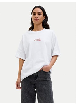 JJXX T-Shirt Nina 12273776 Biały Loose Fit ze sklepu MODIVO w kategorii Bluzki damskie - zdjęcie 181978623