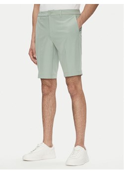 BOSS Szorty materiałowe S_Commuter_10.5 inch 50540337 Zielony Slim Fit ze sklepu MODIVO w kategorii Spodenki męskie - zdjęcie 181978664