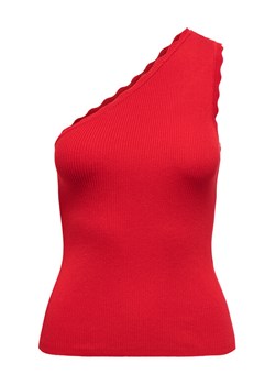 JDY Top Nanna 15351420 Czerwony Slim Fit ze sklepu MODIVO w kategorii Bluzki damskie - zdjęcie 181980723