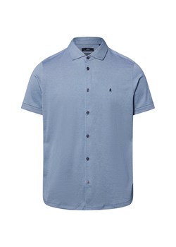 Ragman Męska koszula casual Mężczyźni niebieski wzorzysty ze sklepu vangraaf w kategorii T-shirty męskie - zdjęcie 181981101