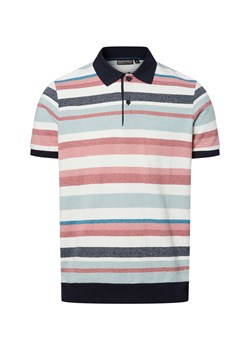 Finshley & Harding Męska koszulka polo Mężczyźni écru w paski ze sklepu vangraaf w kategorii T-shirty męskie - zdjęcie 181981121