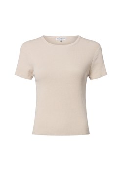 Marie Lund Sweter damski Kobiety Bawełna kitt jednolity ze sklepu vangraaf w kategorii Swetry damskie - zdjęcie 181981131