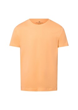 Nils Sundström Koszulka męska Mężczyźni Bawełna morelowy jednolity ze sklepu vangraaf w kategorii T-shirty męskie - zdjęcie 181981180