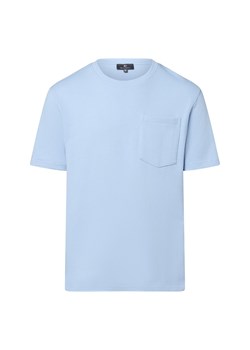 Nils Sundström Koszulka męska Mężczyźni jasnoniebieski jednolity ze sklepu vangraaf w kategorii T-shirty męskie - zdjęcie 181981184
