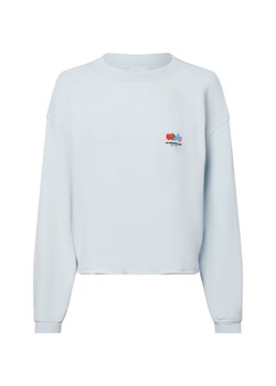 american vintage Bluza damska Kobiety Bawełna jasnoniebieski jednolity ze sklepu vangraaf w kategorii Bluzy damskie - zdjęcie 181981210