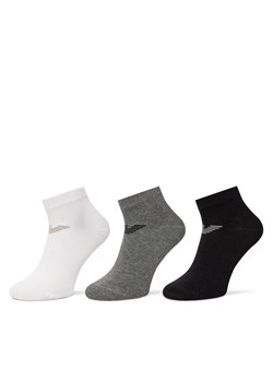 Zestaw 3 par niskich skarpet męskich Emporio Armani EM000550 AF12271 MC059 Kolorowy ze sklepu eobuwie.pl w kategorii Skarpetki męskie - zdjęcie 181982013