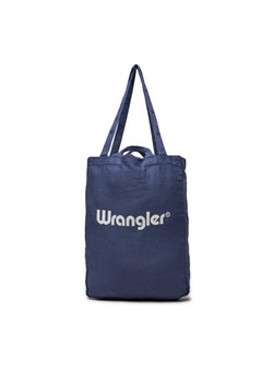 Wrangler Torebka Easy Tote 112358078 Granatowy ze sklepu MODIVO w kategorii Torby Shopper bag - zdjęcie 181982490