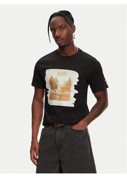 Hunter T-Shirt Duart Graphic HARM0033251 Czarny Regular Fit ze sklepu MODIVO w kategorii T-shirty męskie - zdjęcie 181984053