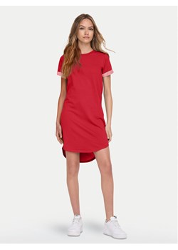 JDY Sukienka codzienna Ivy 15174793 Czerwony Regular Fit ze sklepu MODIVO w kategorii Sukienki - zdjęcie 181984060
