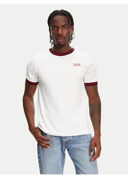 Hunter T-Shirt Eigg Ringer HARM0032251 Biały Regular Fit ze sklepu MODIVO w kategorii T-shirty męskie - zdjęcie 181984084