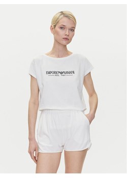 Emporio Armani Underwear Piżama EW000495 AF10881 U1131 Biały Regular Fit ze sklepu MODIVO w kategorii Piżamy damskie - zdjęcie 181984094